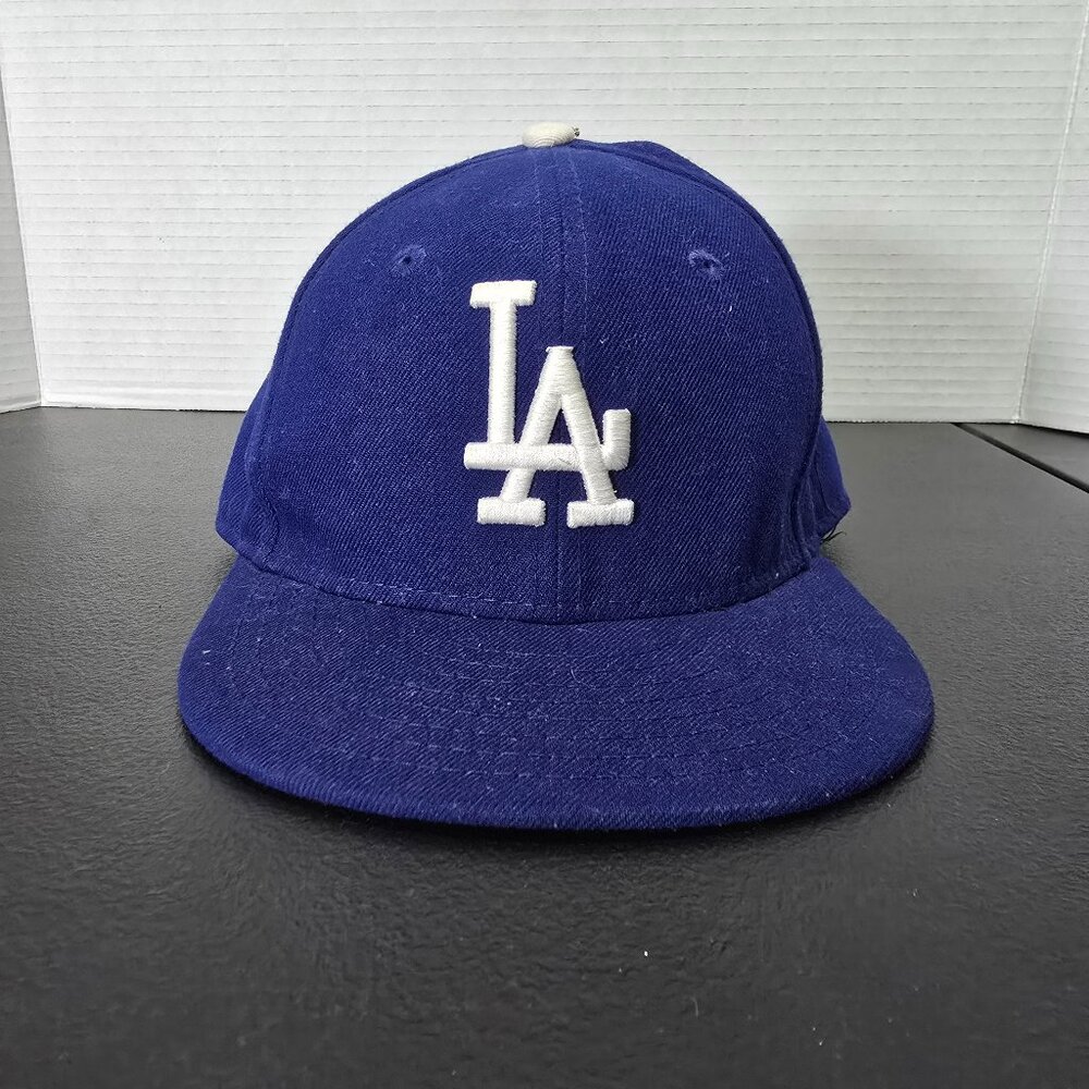 LA Dodgers Hat Kids 6 1/2 Blue MLB Baseball New Era 59 Fifty